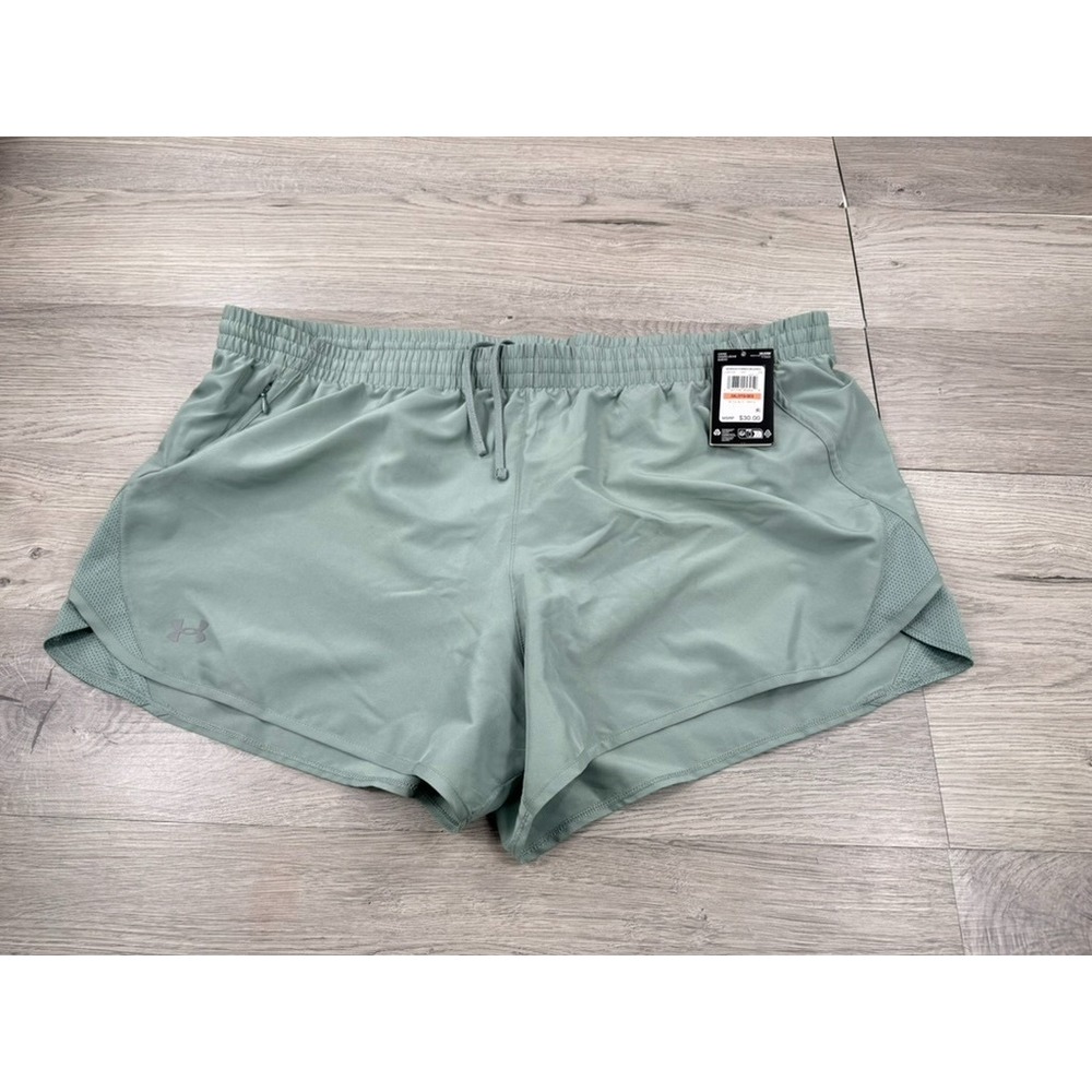Under Armour  Shorts Women's 3XL Green Fly BY Lightweight Lined Stretch XXXL